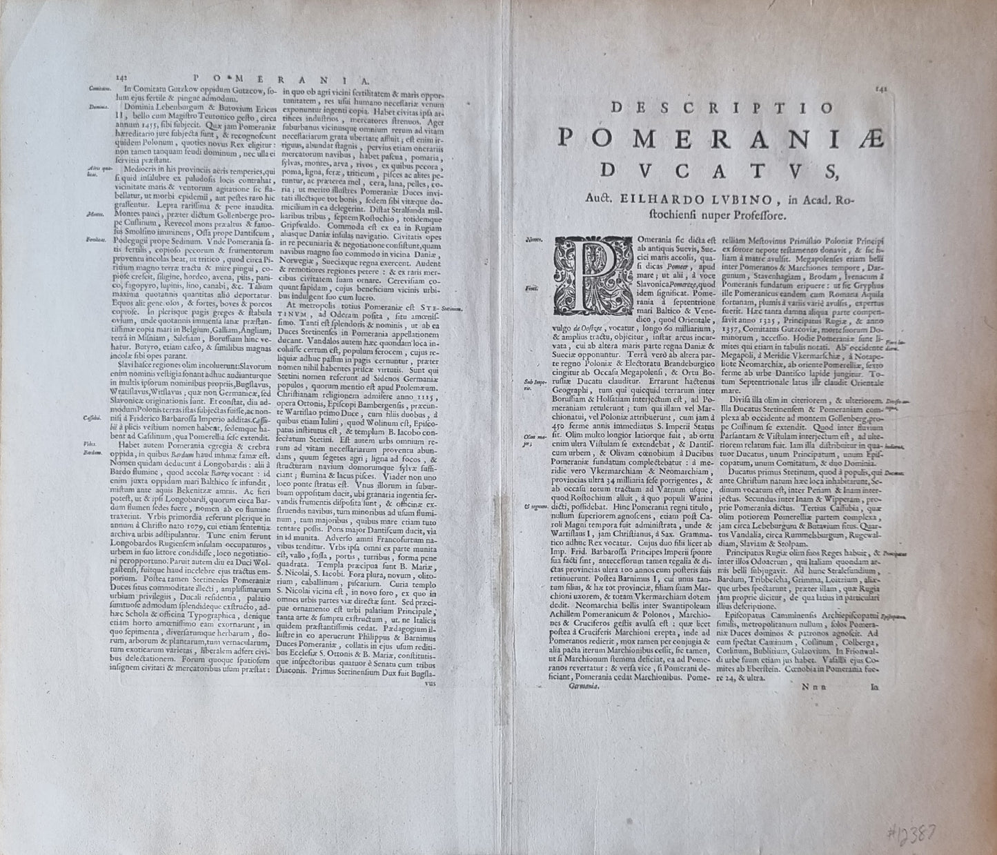 1635 Pomerania (Poland) and the Baltic Sea