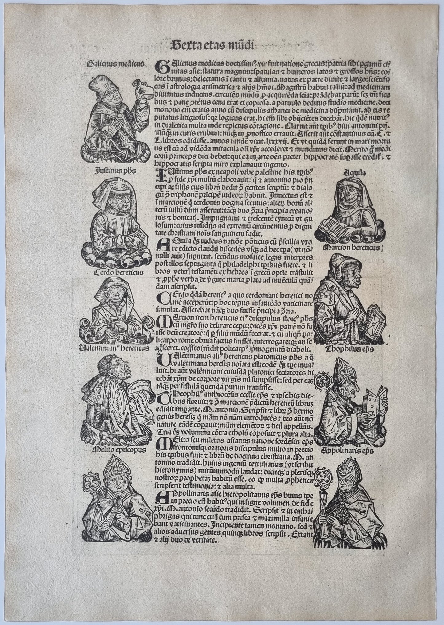 1493 Schedel's Nuremburg Chronicle -  Tiburtina (Rome)