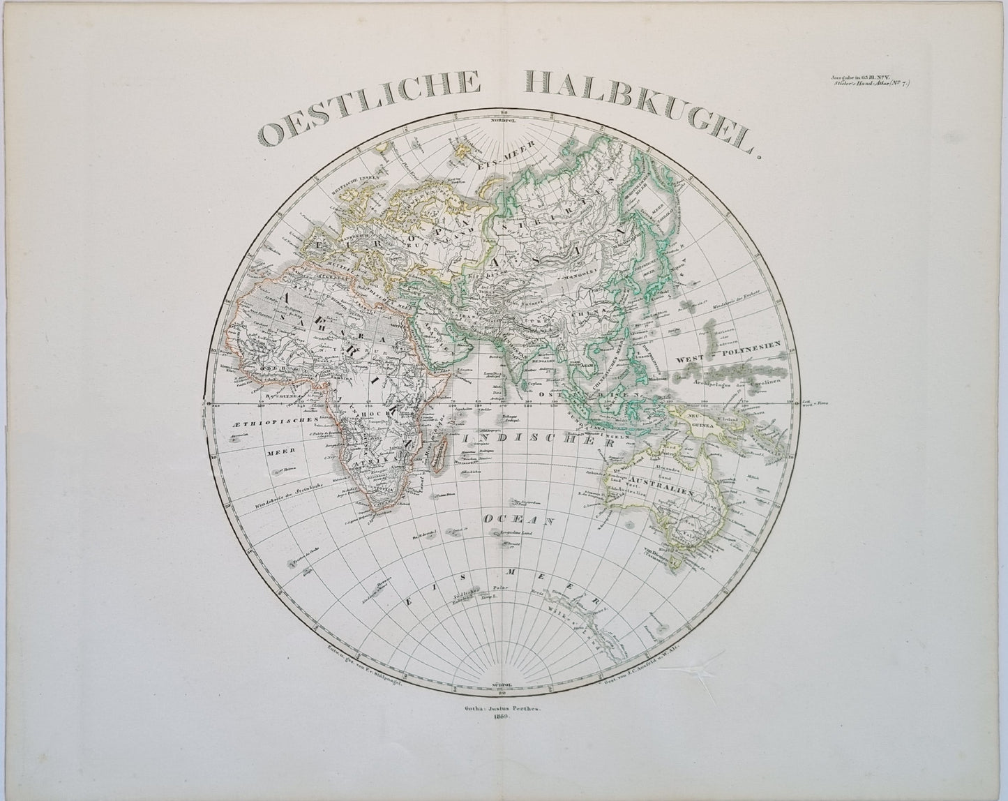 1869 World Hemispheres