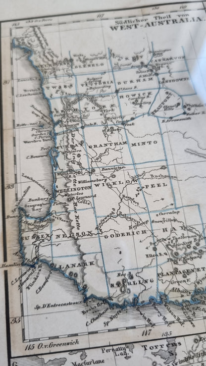 1860 South Eastern Australia with Gold Districts