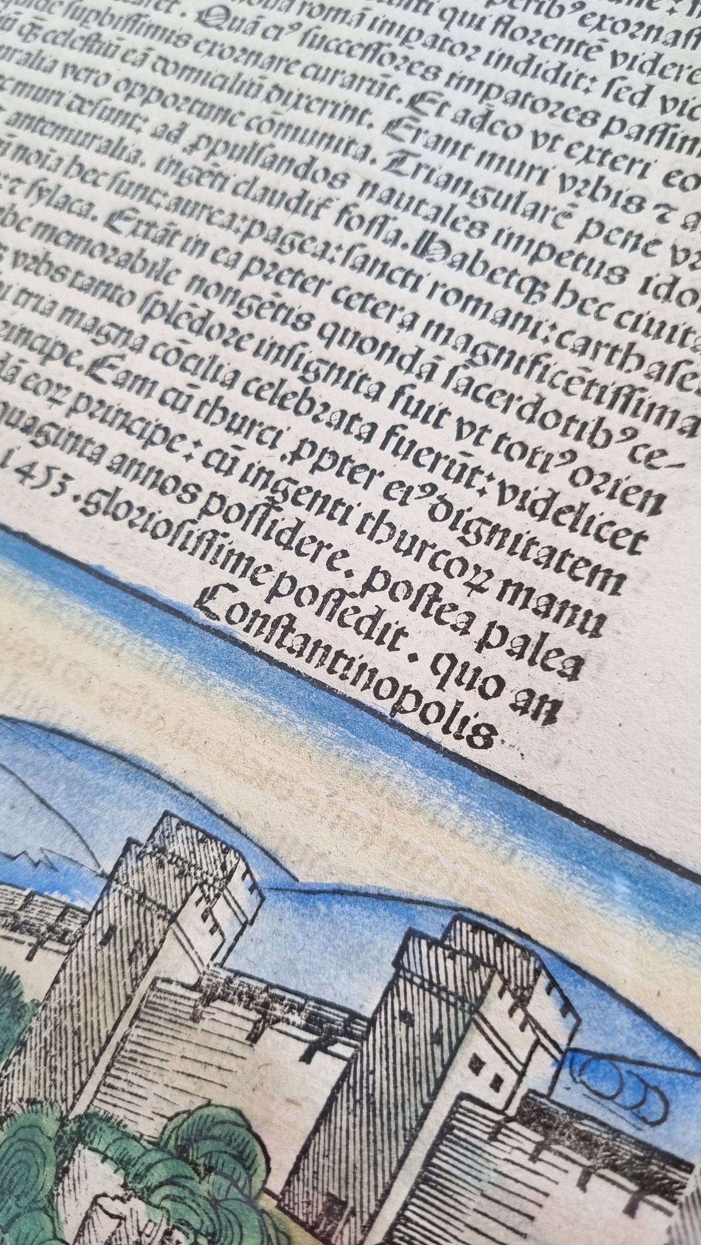 1493 Schedel's Nuremburg Chronicle -  Constantinople