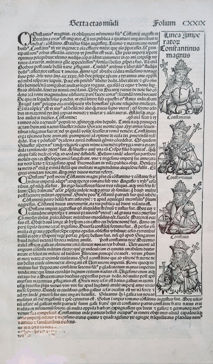 1493 Schedel's Nuremburg Chronicle -  Constantinople