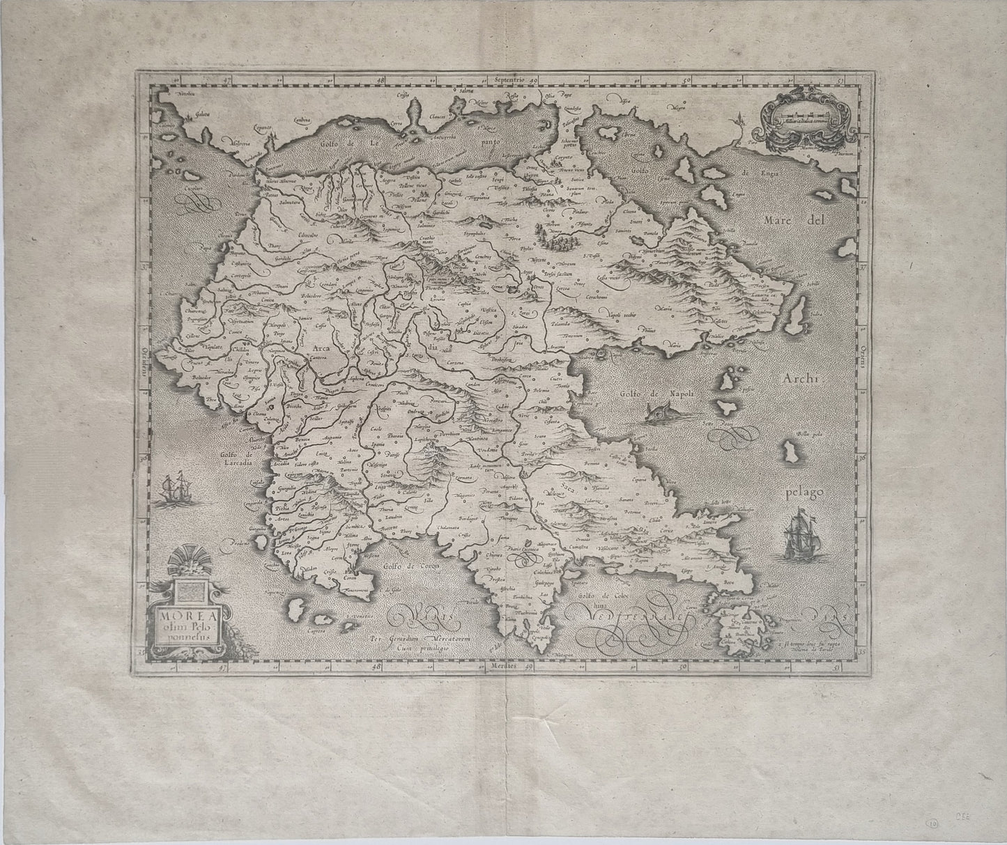 1638 Greece (Morea / Peleponnesus)