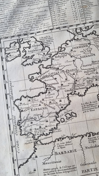 1720 Roman Empire in Europe by Chatelain