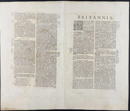 1656 British Isles - Ortelius / Jansson