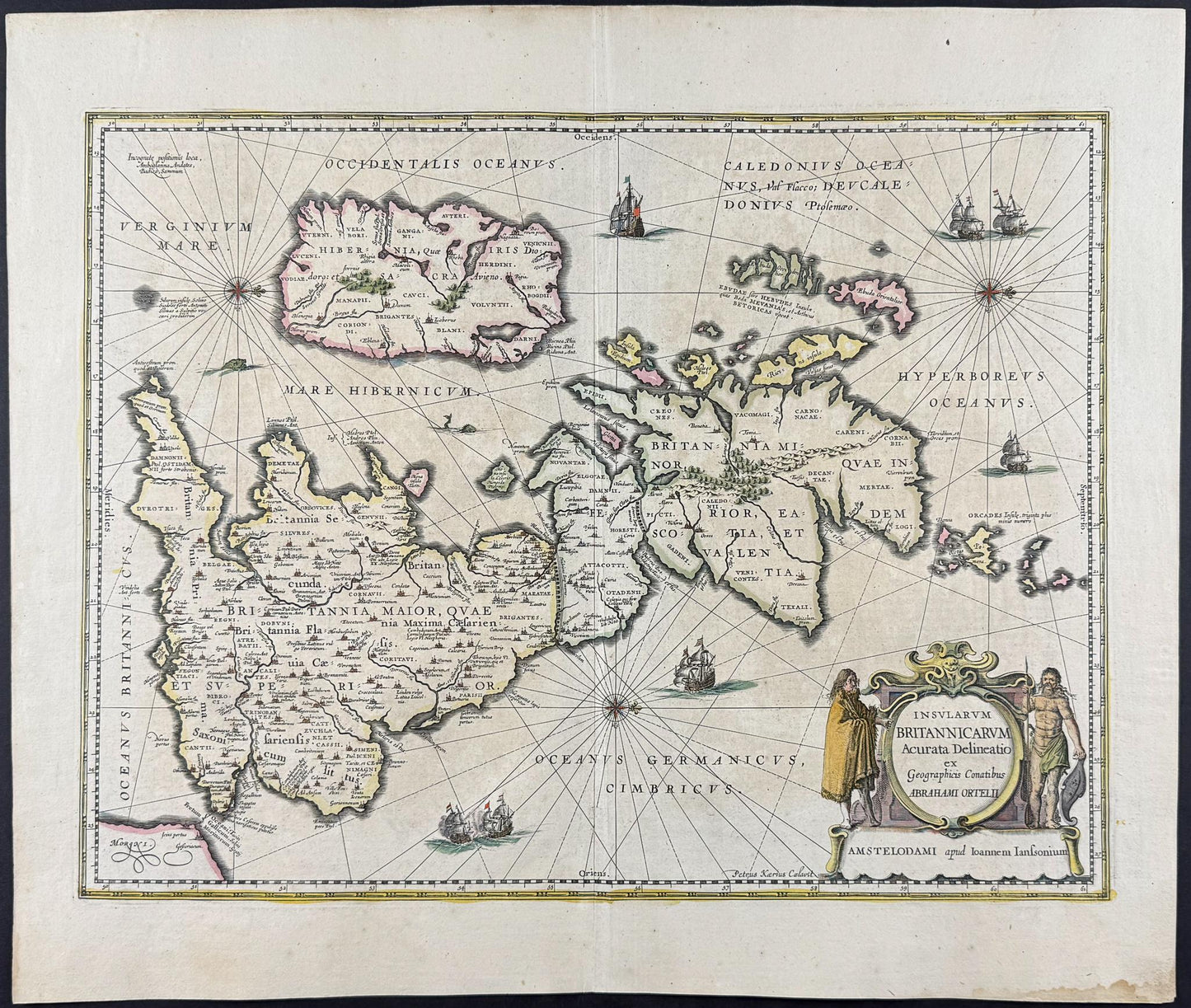 1656 British Isles - Ortelius / Jansson