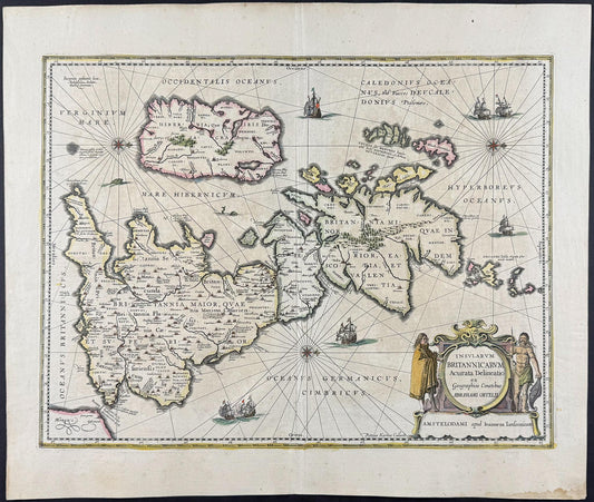 1656 British Isles - Ortelius / Jansson