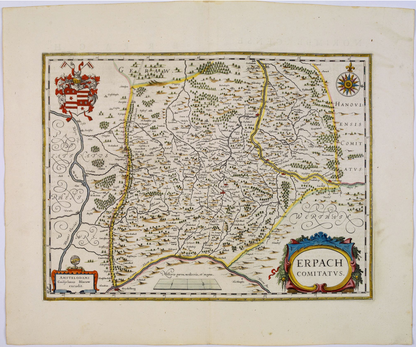 1645 Blaeu's Erpach (Germany)