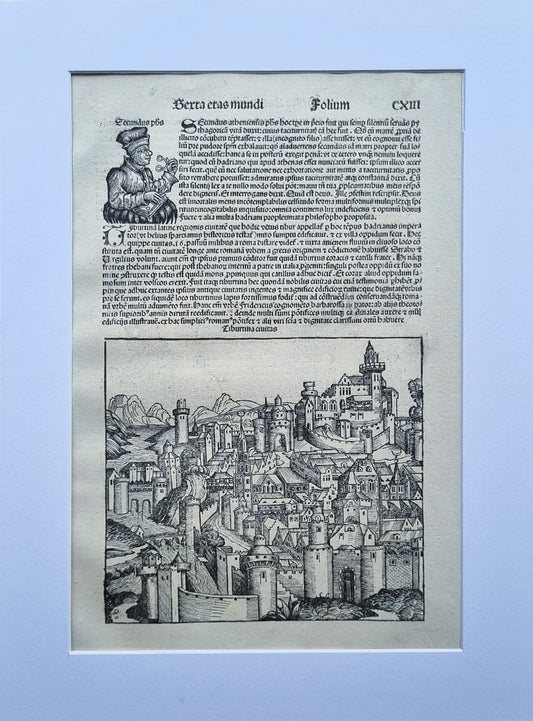 1493 Schedel's Nuremburg Chronicle -  Tiburtina (Rome)