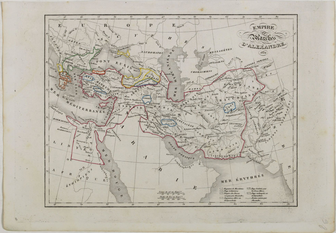 1845 Empire of Alexander the Great