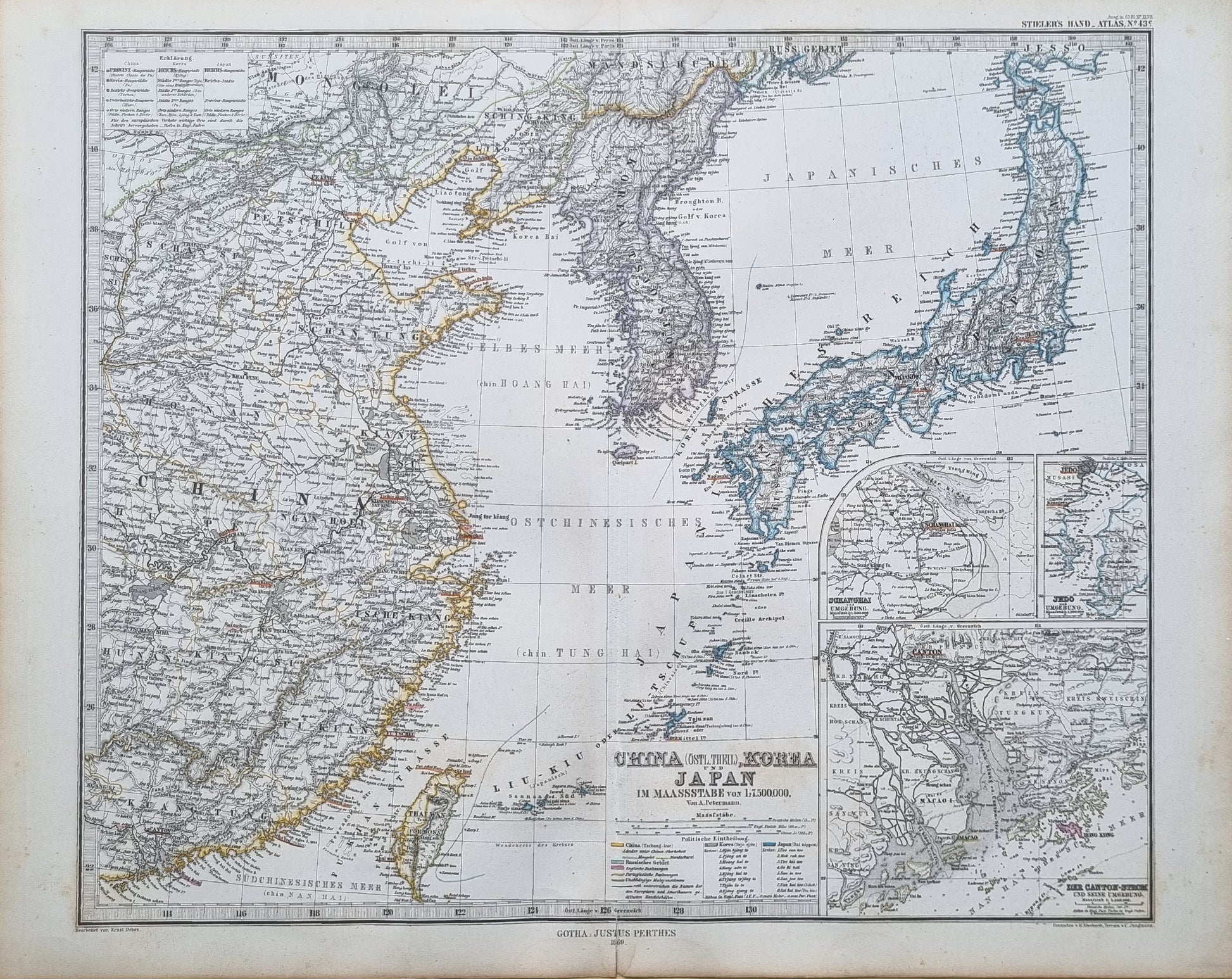 1869 China, Korea and Japan