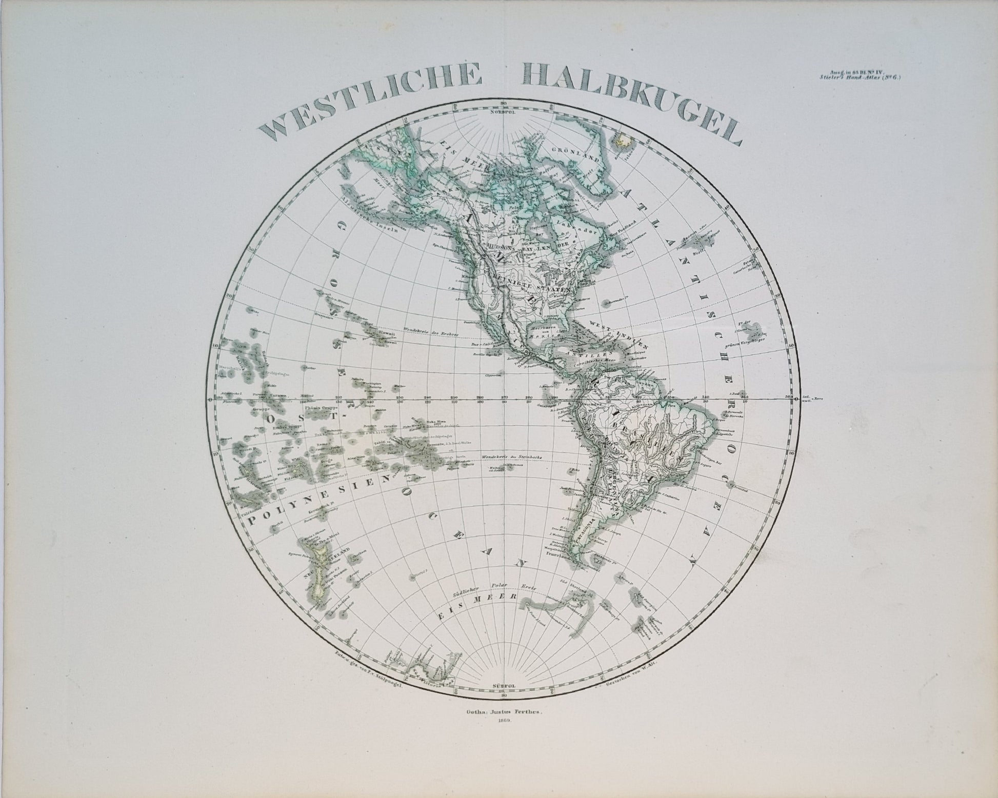 1869 World Hemispheres