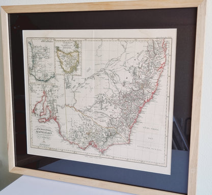 1860 South Eastern Australia with Gold Districts