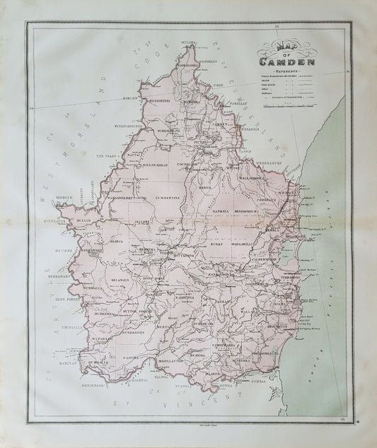 1886 - Map of Camden